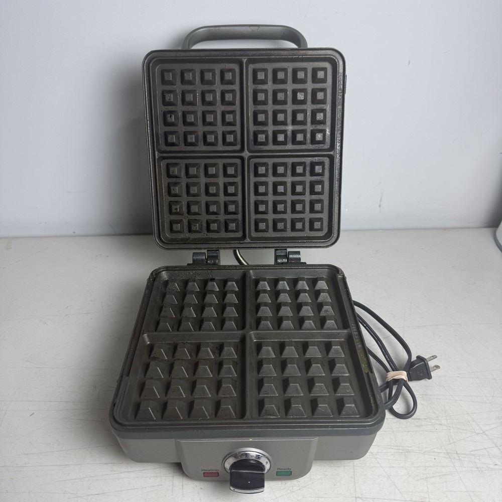 Cuisinart WAF300 1200 W Belgian Waffle Maker - Stainless Steel Non-Stick Works - Picture 2 of 9